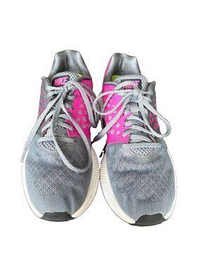 Nike Zoom Women's Running Shoes - Size 8 - Gray/Fuscia #852450-002